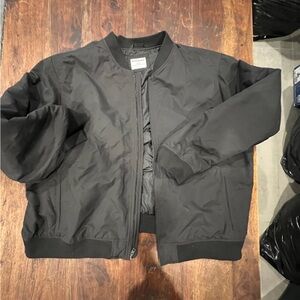 Old Navy Men's Charcoal Bomber Jacket
